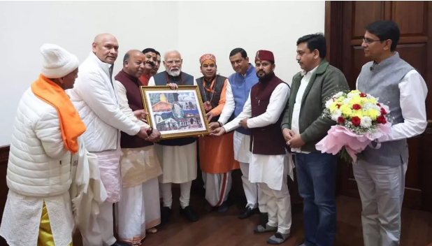 चारधाम के कपाट खुलने के अवसर पर प्रधानमंत्री को किया आमंत्रित, सांसद अनिल बलूनी की अगुआई में मुलाकात